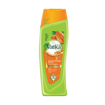 Vatika Naturals Moisture Treatment Shampoo 400ml | Natural & Herbal | Enriched with Almond and Honey | For Dry and Frizzy hair
