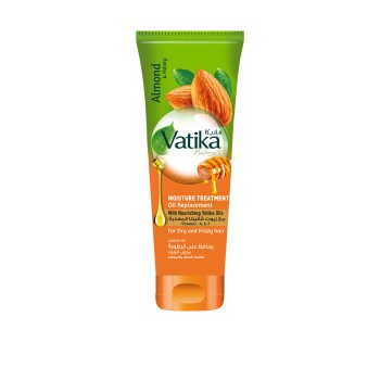 Vatika Naturals Moisture Treatment Oil Replacement | Almond & Honey | Non-Sticky & Non-Greasy | For Dry & Rough Hair - 200ml