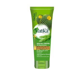 Vatika Naturals Hair Fall Control Oil Replacement | Cactus & Gergir | Non-Sticky & Non-Greasy | For Weak & Breaking Hair - 200 ml