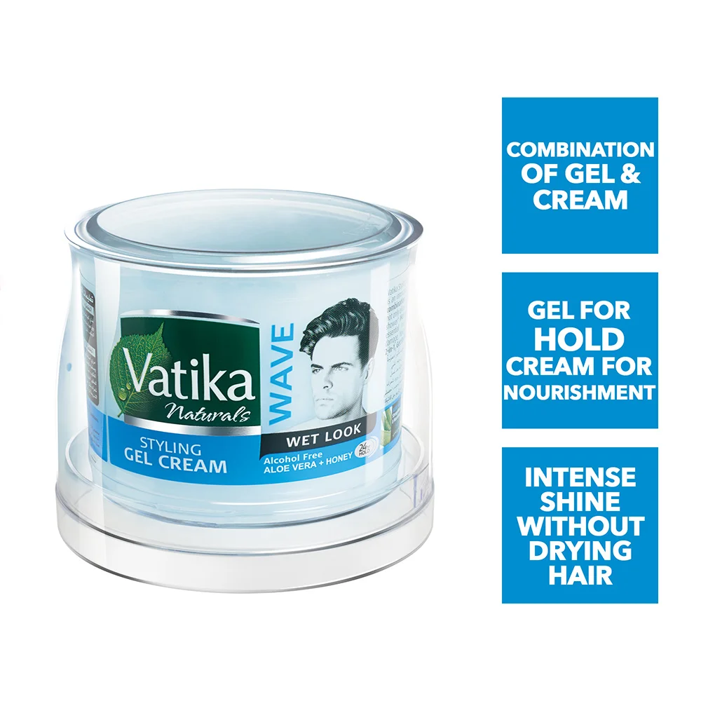Vatika Wet Look Cream Gel 250ml - Image 4