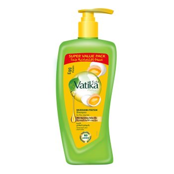 Vatika Naturals Egg Protein Shampoo 600ml | Nourishing Protein Shampoo | Moisture Soft Hair | For Thin and Limp Hair