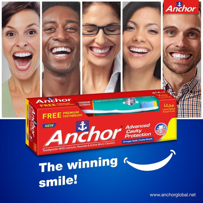 Anchor Advanced Cavity Protection Toothpaste 150g. - with Free Toothbrush - Image 2
