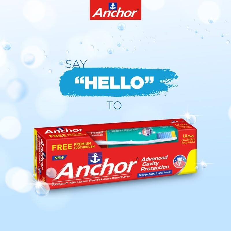 Anchor Advanced Cavity Protection Toothpaste 150g. - with Free Toothbrush - Image 5