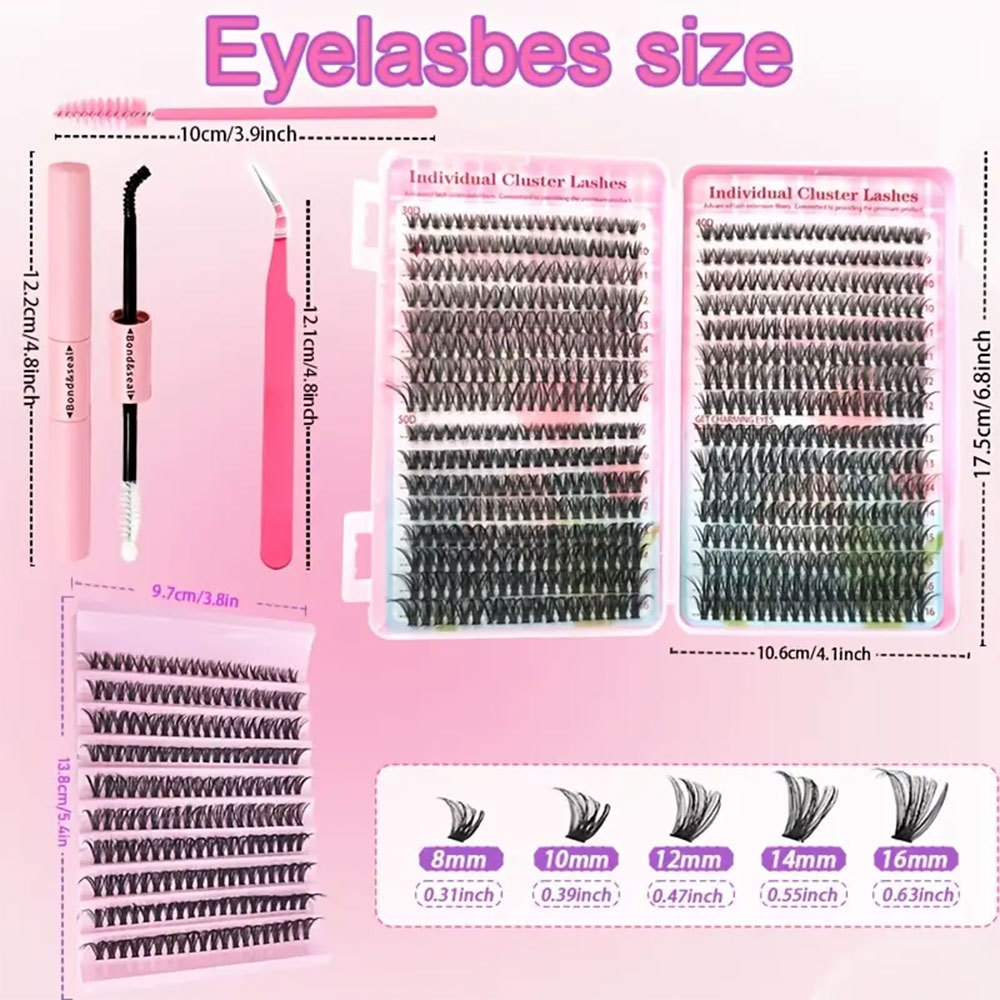DIY Eyelash Extension Kit 640pcs - Image 2